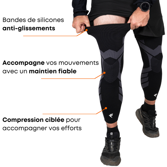Maintien de compression genoux