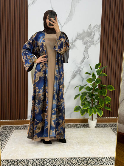 Ensemble Robe+KIMONO en Soie