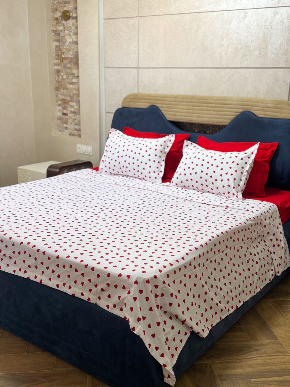 Pack de draps ( Draps+ draps plats + 4 taies ) ❤️
