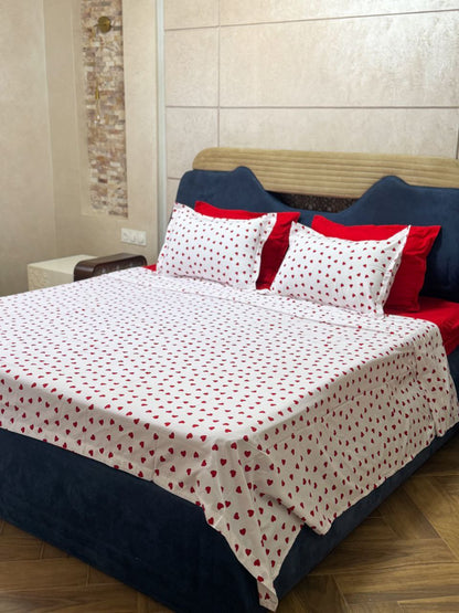 Pack de draps ( Draps+ draps plats + 4 taies ) ❤️