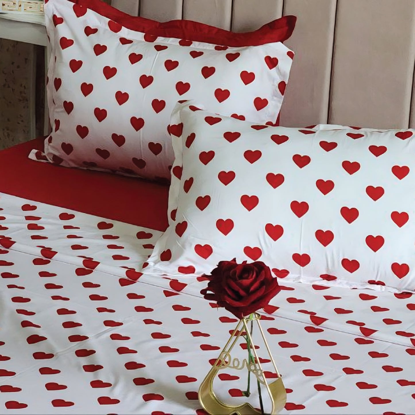 Pack de draps ( Draps+ draps plats + 4 taies ) ❤️